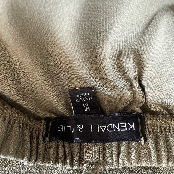 Kendall  & Kylie green sleeveless dressy string tank top with elastic waist - Picture 6 of 10